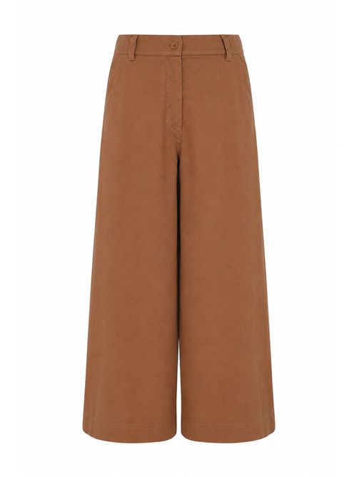 Pantalone cropped WKDARIETE in drill di cotone Cammello WEEKEND MAX MARA | 2615131121600002